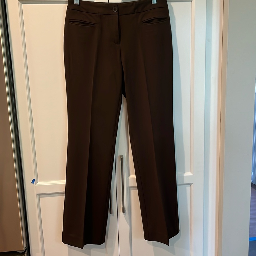 Talbots Curvy Petite 2P Brown Pants.